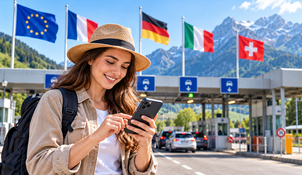 Cross-Border Journey with Smartphone