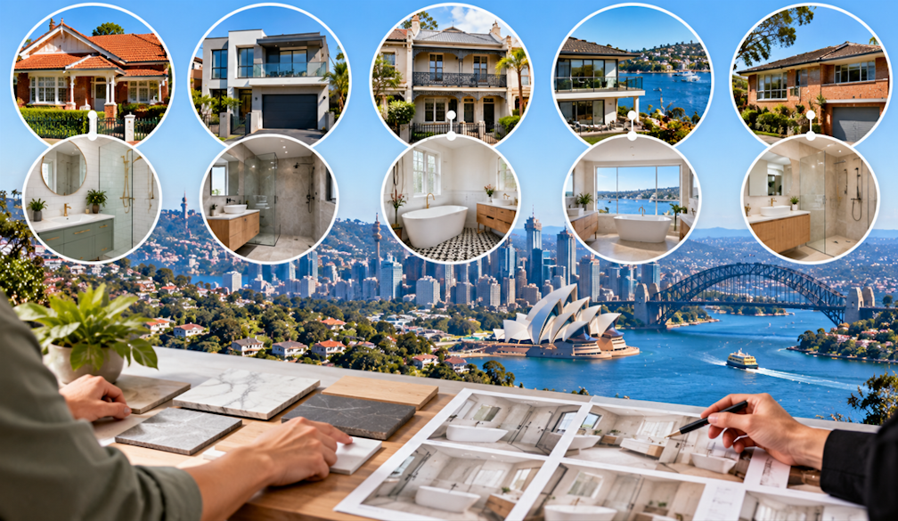 Sydney Homes and Bathroom Styles