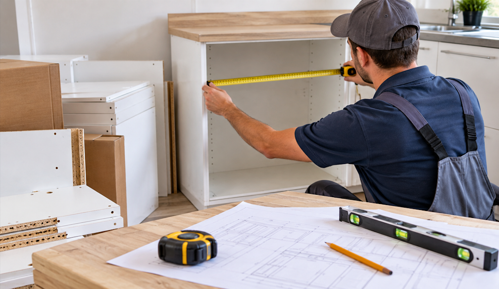 Measuring a Modern Kitchen Installation