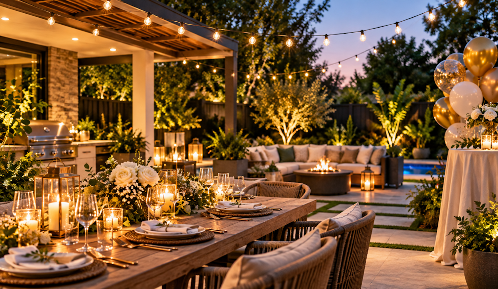 Twilight Garden Celebration Patio