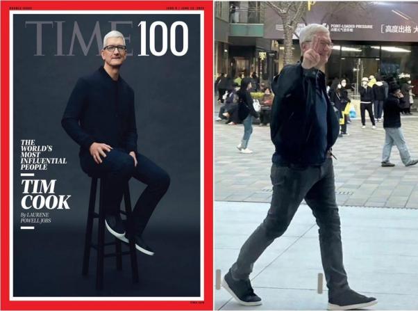 (APPLE CEO TIM COOK in Triple Stitch™)