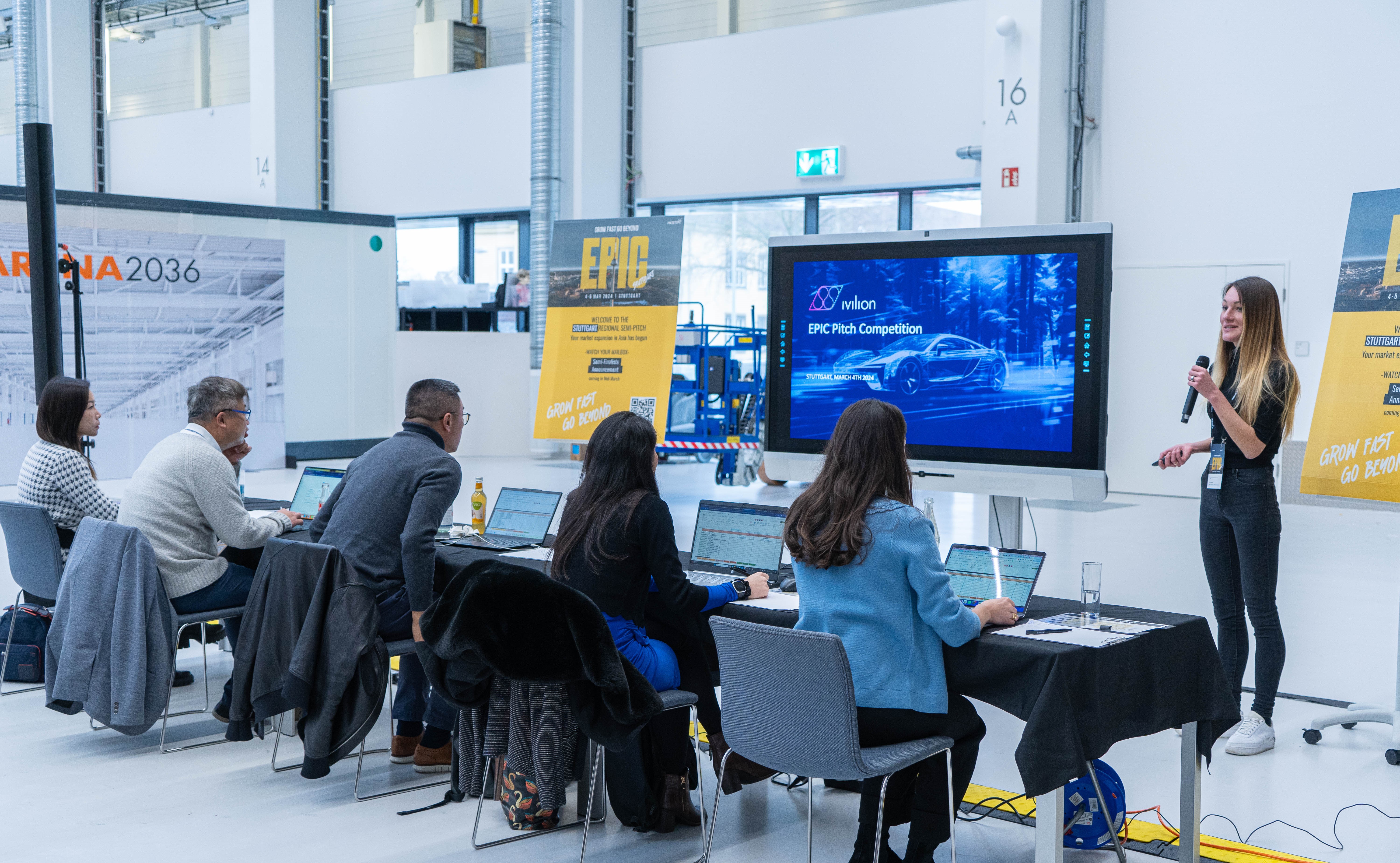 Photo 5: Featured startups showcased FinTech, PropTech and MobilityTech innovations in EPiC 2024 Stuttgart Semi-Final Contest.