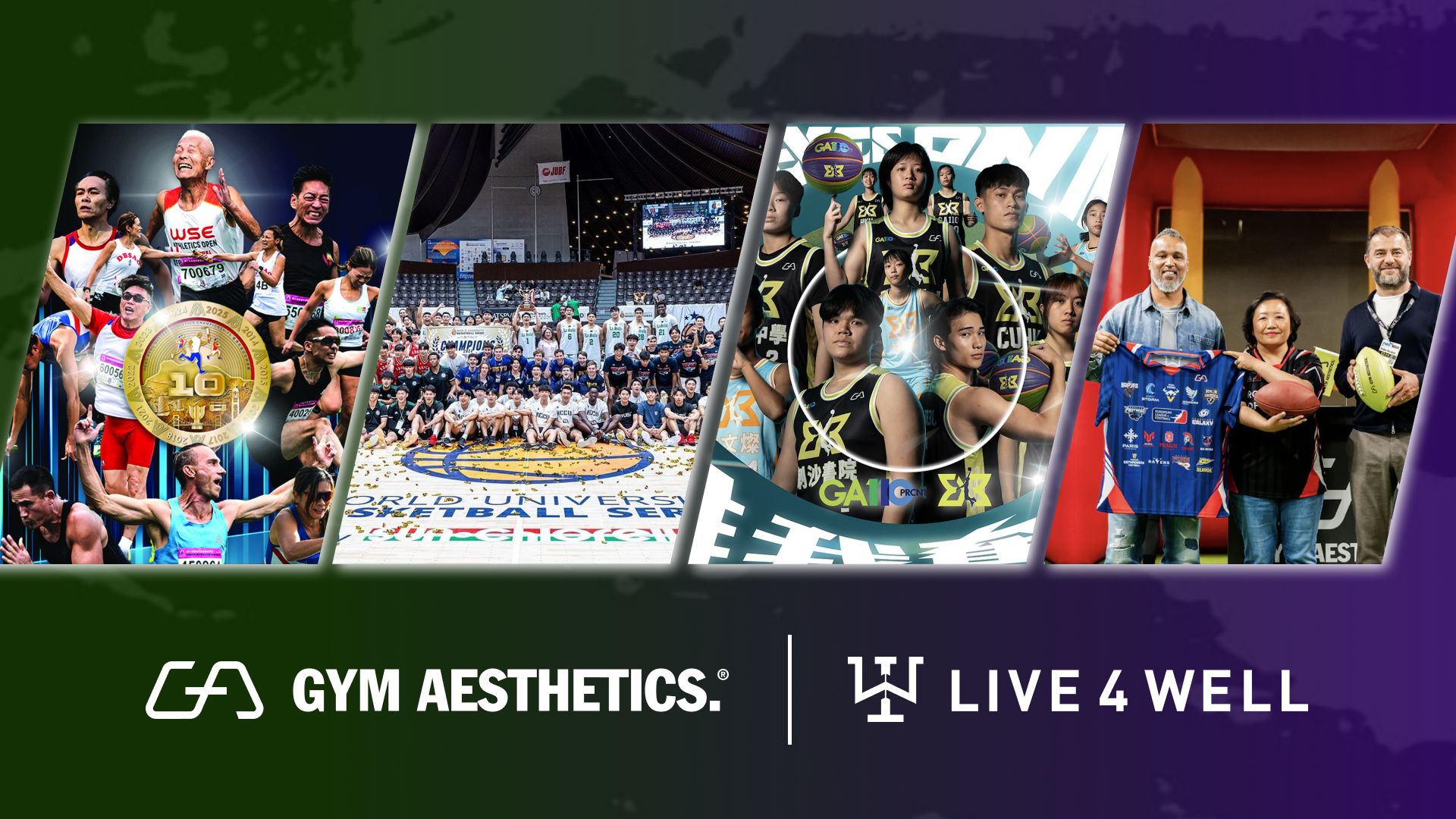 Sports Enterprise GYM AESTHETICS has long upheld its mission of promoting sports, working to establish a diverse sports ecosystem in Hong Kong and supporting mega international sports events with its sister company, LIVE4WELL.