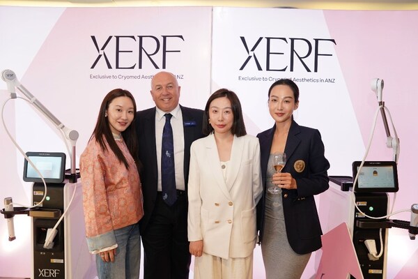 XERF™ was unveiled in Australia through exclusive ANZ distributor Cryomed Aesthetics