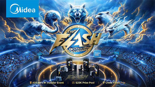 Midea Club Flash Installation Tournament Season 2 officially opens registration today across Thailand, Vietnam, Malaysia, Indonesia, and the Philippines. Midea Club Flash Installation Tournament Season 2 officially opens registration today across Thailand, Vietnam, Malaysia, Indonesia, and the Philippines.