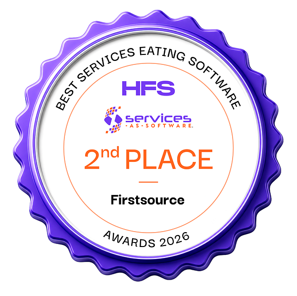 Firstsource Recognized Among the Best in ‘Services Eating Software’ at the 2026 HFS SaS Awards Firstsource Recognized Among the Best in ‘Services Eating Software’ at the 2026 HFS SaS Awards