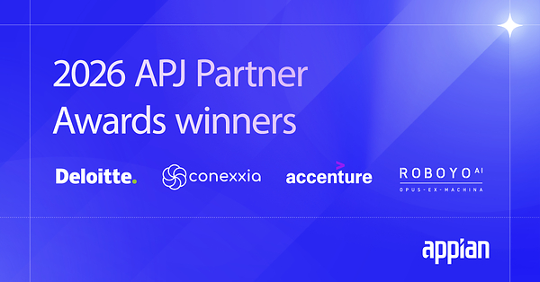 Appian APJ Partner Awards Appian APJ Partner Awards