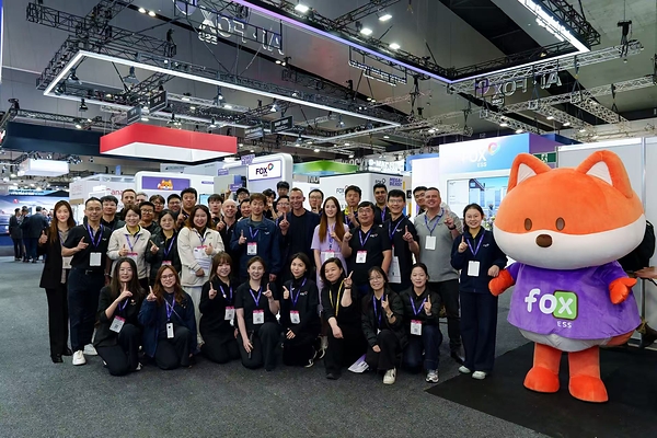 Fox ESS team photo at All Energy 2026 Fox ESS team photo at All Energy 2026