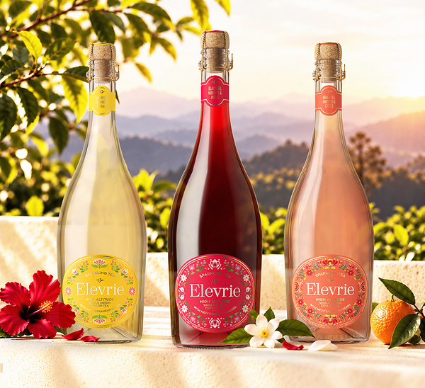 Elevrie Non-Alcoholic Sparkling Tea Collection Elevrie Non-Alcoholic Sparkling Tea Collection